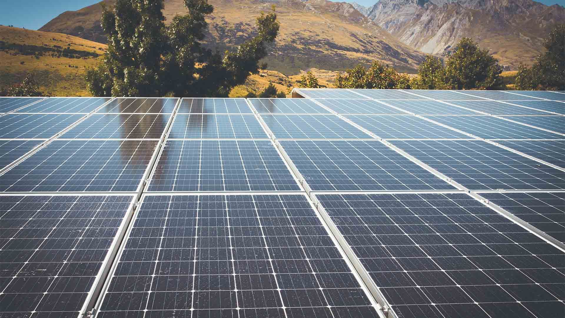 Camp Glenorchy solar garden